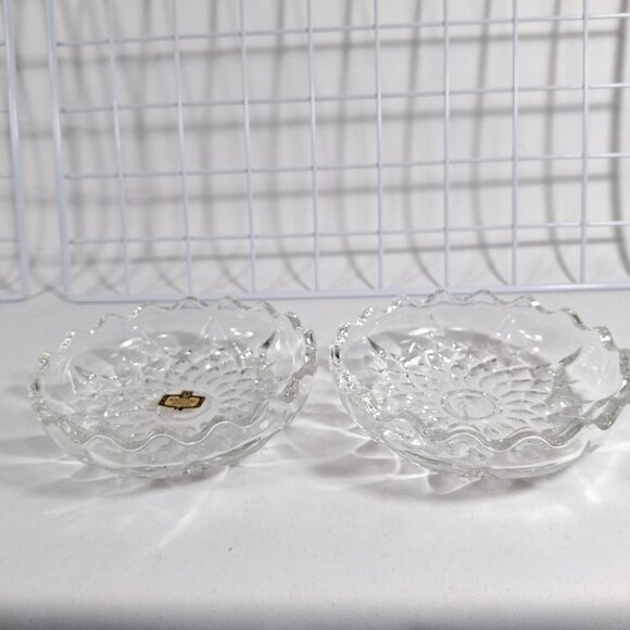 New Kristal Zajecar Vtg 24% Lead Crystal Round Trinket Box W Lid Jewelry Box - Picture 10 of 10